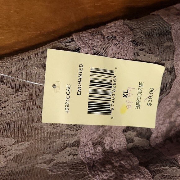 Eyeshadow clothing dusty Lavender button back top XL - Picture 3 of 11